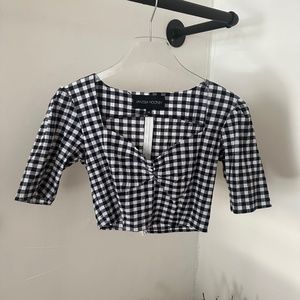 Gingham Top